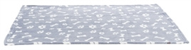 Fleece deken kenny blauw 75 x 50 cm