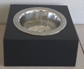 Houten voerbak Mailo enkel S 8,5 cm hoog