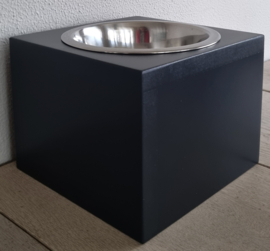 Houten honden voerbak Mailo enkel maat s