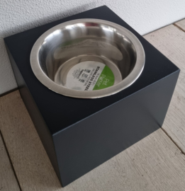 Houten honden voerbak Mailo enkel maat s