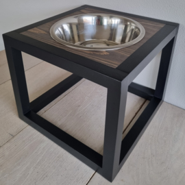 Houten voerbak Joep enkel maat XL