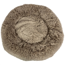 Honden mand donut licht bruin 70 cm
