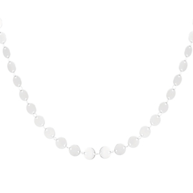 KETTING COINS - ZILVER