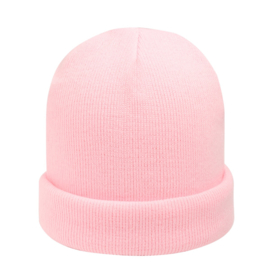 BEANIE MUTS LICHT ROZE