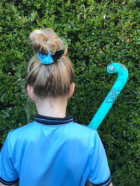 Team scrunchie Lichtblauw/Zwart
