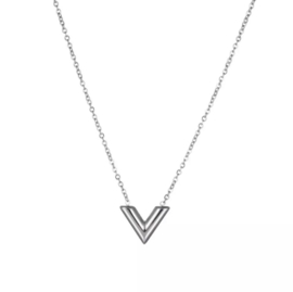 KETTING FAMOUS V - ZILVER