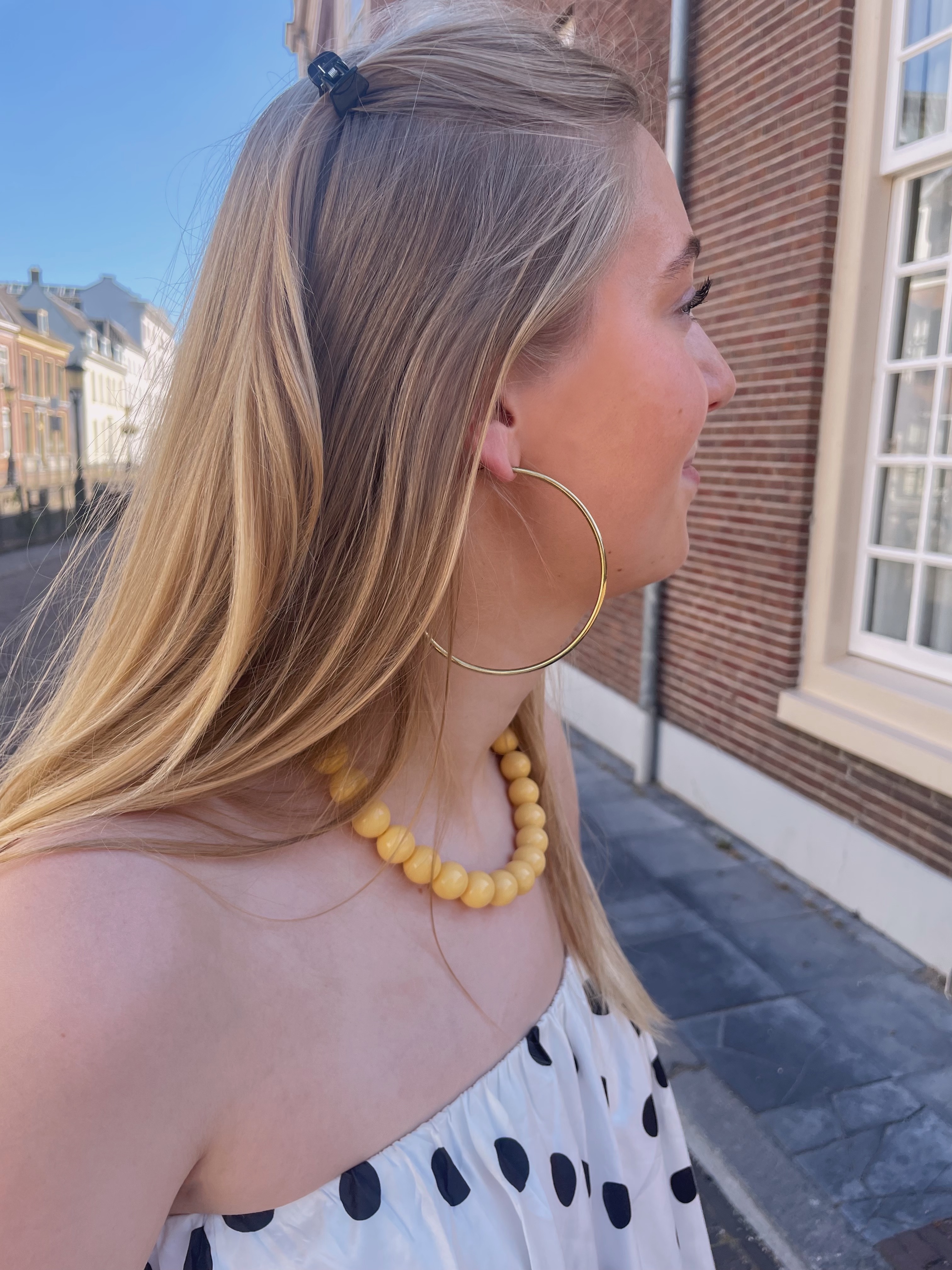 DUNNE HOOPS GROOT - GOUD