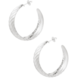 STATEMENT HOOPS - ZILVER