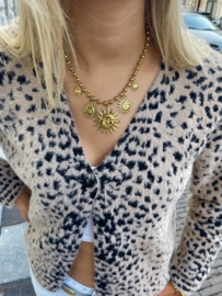 KETTING ZONNESTRAALTJE - GOUD