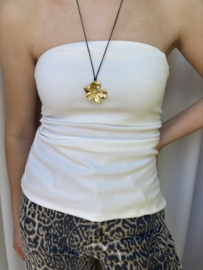 BLOEM KETTING - GOUD