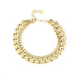 CHAIN ARMBAND - GOUD