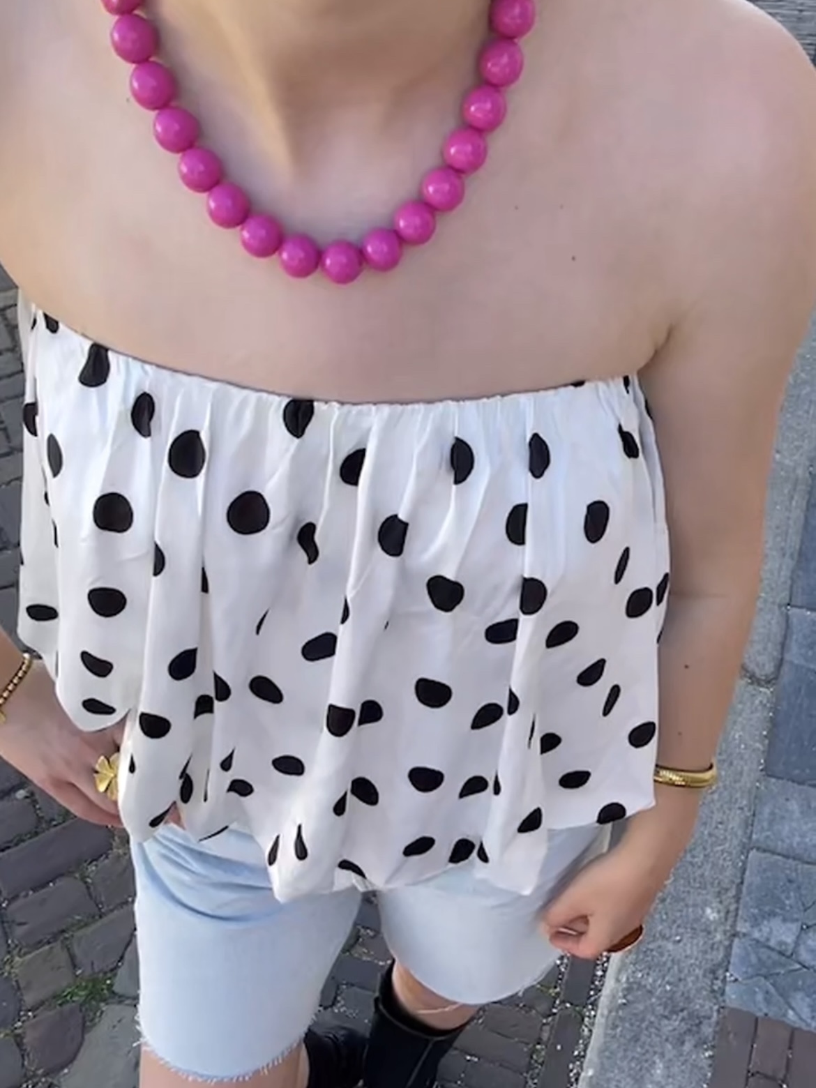 KRALENKETTING BARBIE ROZE
