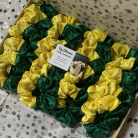 Team scrunchie Groen/Geel