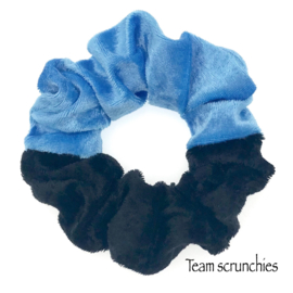 Team scrunchie Lichtblauw/Zwart