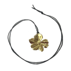 BLOEM KETTING - GOUD