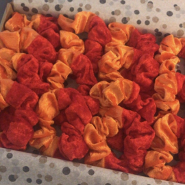 Team scrunchies Oranje / Rood