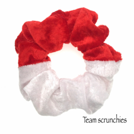 Team scrunchie Rood/Wit