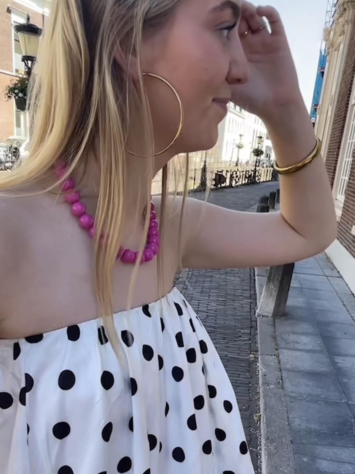 KRALENKETTING BARBIE ROZE