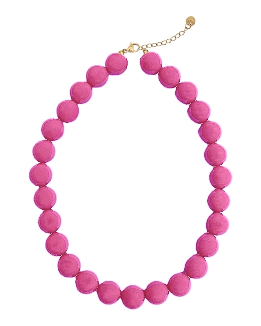 KRALENKETTING BARBIE ROZE