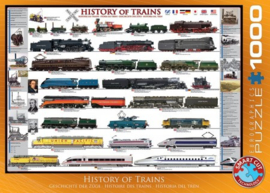 Eurographics 0251 - History of Trains - 1000 stukjes