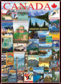 Eurographics 0778 - Travel Canada Vintage Posters - 1000 stukjes