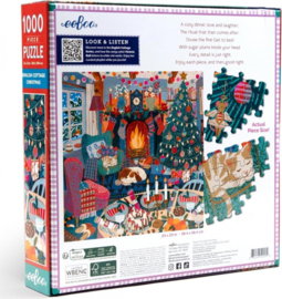 eeBoo - English Cottage Christmas - 1000 stukjes