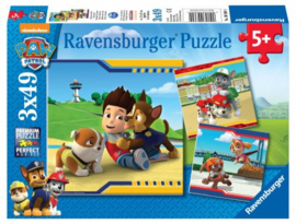 Ravensburger - Paw Patrol Helden met Vacht - 3x49 stukjes