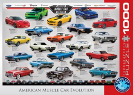 Eurographics 0682 - American Muscle Car Evolution - 1000 stukjes