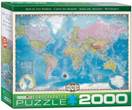 Eurographics - Map of the World - 2000 stukjes