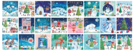 Eurographics Advent Calendar - Christmas Village - 24x50 stukjes
