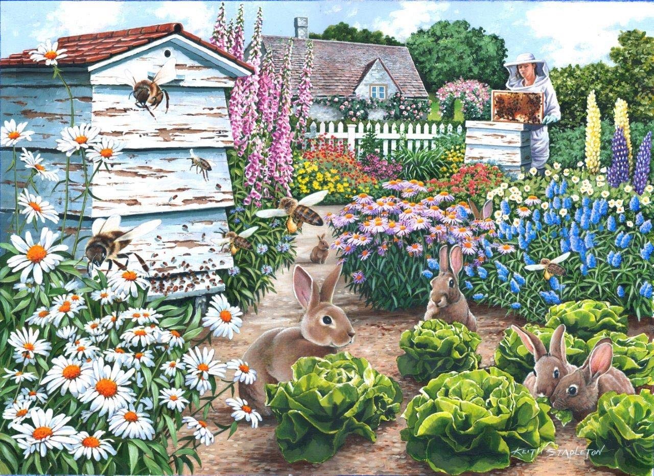 House of Puzzles - Honey Bunnies - 500 stukjes