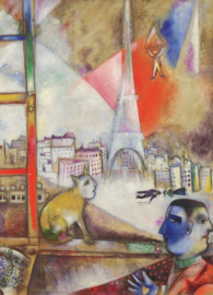 Eurographics Marc Chagall  - Paris Through the Window - 1000 stukjes