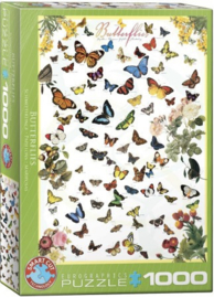 Eurographics 0077 - Butterflies - 1000 stukjes