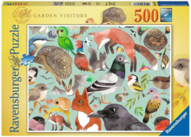 Ravensburger - Bezoekers van de Tuin - 500 stukjes