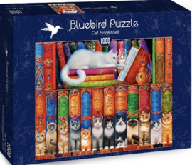 Bluebird - Cat Bookshelf - 1000 stukjes