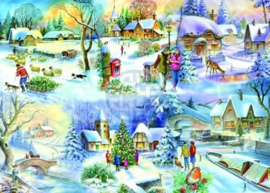 House of Puzzles - Snowy Afternoon - 500XL stukjes  Op=op