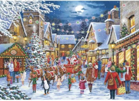House of Puzzles - Christmas Shopping - 4 x500 stukjes