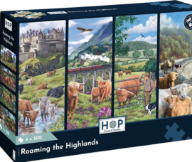 House of Puzzles - Roaming the Highlands - 4x500 stukjes