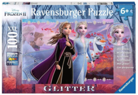 Ravensburger - Disney Frozen 2, Sterke zussen- 100XXL stukjes  met glitter