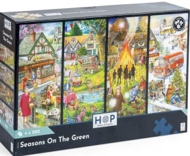 House of Puzzles - Seasons on the Green - 4x500 stukjes