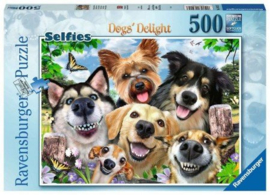 Ravensburger - Vrolijke Honden - 500 stukjes