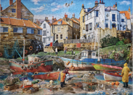 Gibsons 6476 - Fishermen at Robin Hood’s Bay - 1000 stukjes