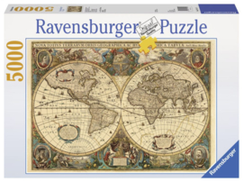 Ravensburger - Antieke Wereldkaart - 5000 stukjes