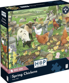 House of Puzzles - Spring Chickens - 500XL stukjes