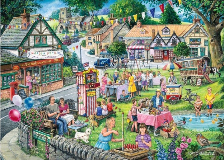 House of Puzzles - Seasons on the Green - 4x500 stukjes