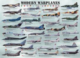 Eurographics 0076 - Modern Warplanes - 1000 stukjes