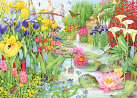 Falcon de Luxe 11282 - Flower Show: The Water Garden - 1000 stukjes
