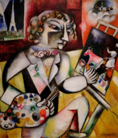 Piatnik Marc Chagall - Self Portrait with Seven Fingers - 1000 stukjes