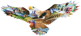 SunsOut 95421 - As the Eagle Flies - 600XL stukjes  Vormpuzzel