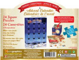 Eurographics Advent Calendar - Merry Christmas - 24x50 stukjes